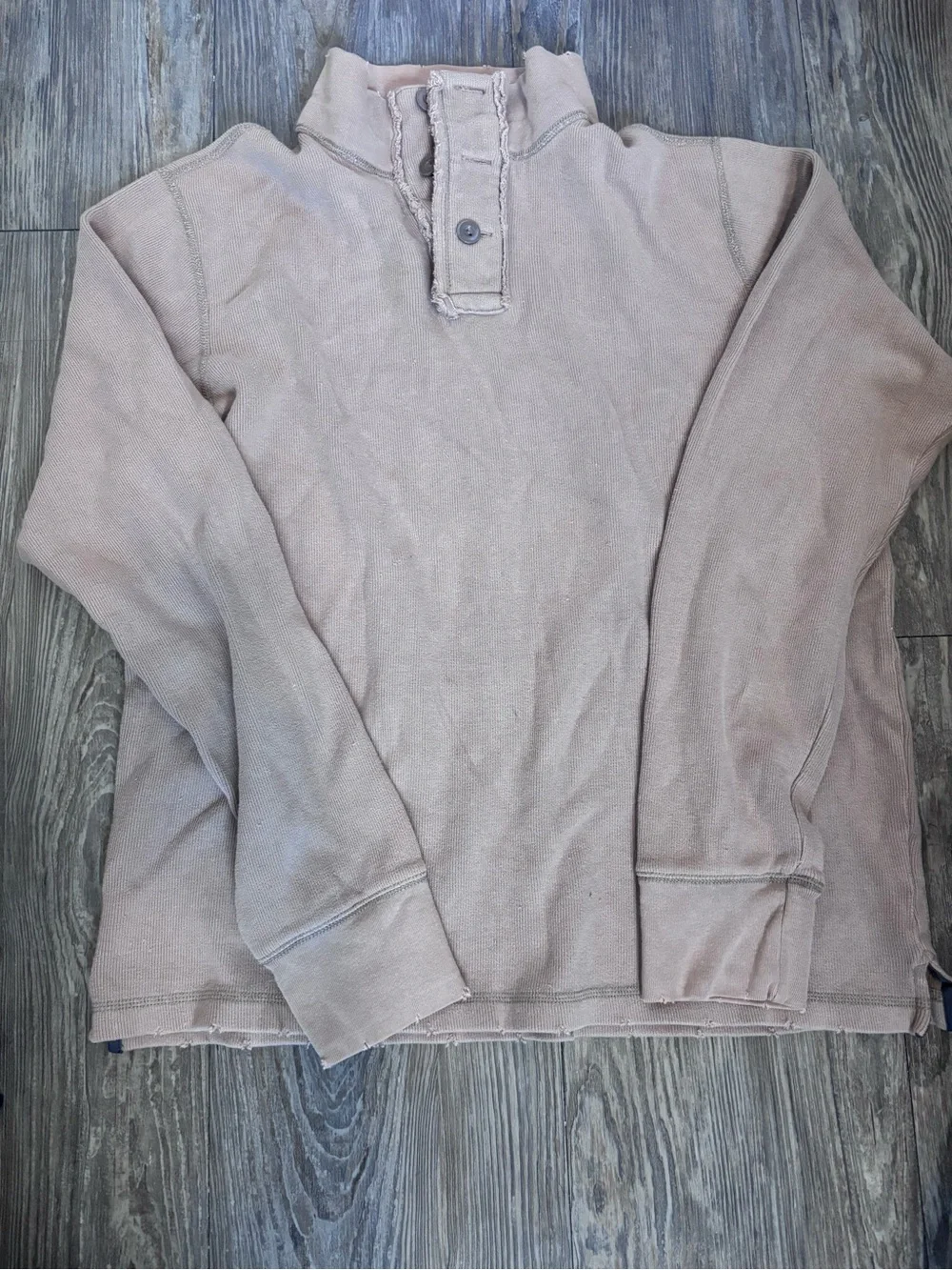 Pullover Knit Half-Placket Sweater
